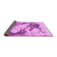 thumbnail image 2 of Ahgly Company Indoor Round Abstract Pink Modern Area Rugs, 4' Round, 2 of 4