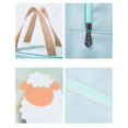 thumbnail image 5 of green Bolso claro grande del organizador del artículo de tocador del viaje del bolso cosmético impermeable claro del bolso del maquillaje claro, 5 of 5