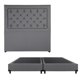 thumbnail image 1 of Box Base Cama King Size + Cabecera Mary Gris, 1 of 7