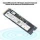 Ccdes M.2 Mémoire PCIe, pour Mémoire Optane d'Intel H10 avec le Stockage d'État Solide SSD M.2 2280 PCIe 3.0 3D XPoint, H10 – image 3 sur 8