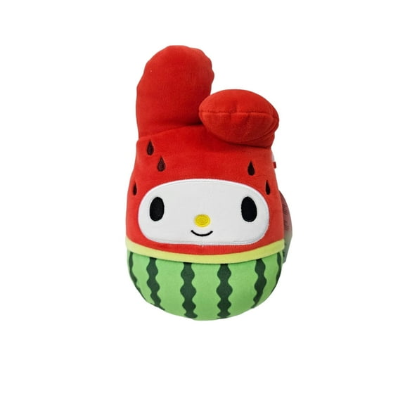 Squishmallows Official Kellytoys 7.5 Inch My Melody Watermelon Hello Kitty and Friends Sanrio Ultimate Soft Plush Toy