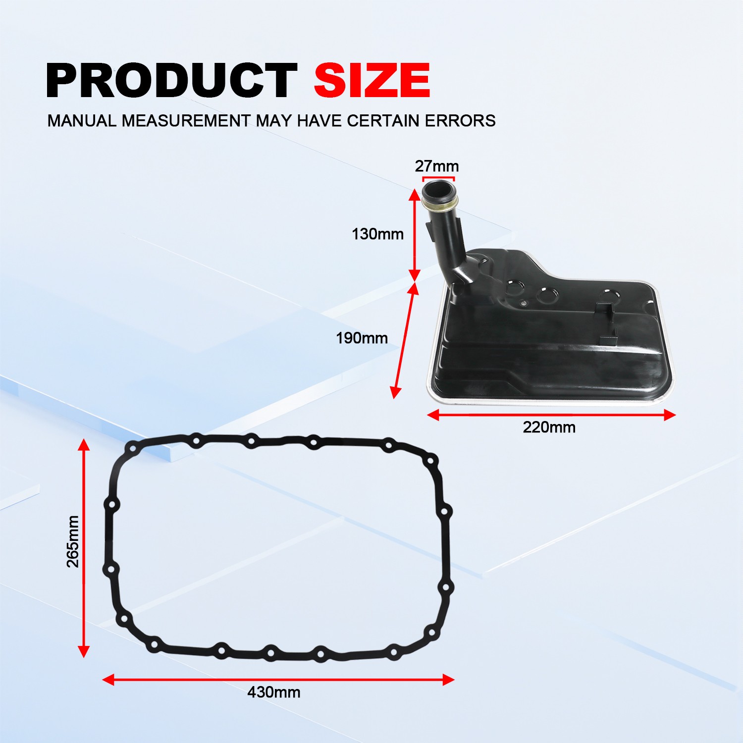 Automatic Transmission Filter & Oil Pan Gasket For BMW E82 E83 E90 E91 E92 328i