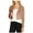 Beige - sugarmaple, variant on 1.STATE Womens Faux Suede Cropped Jacket, Beige, X-Large
