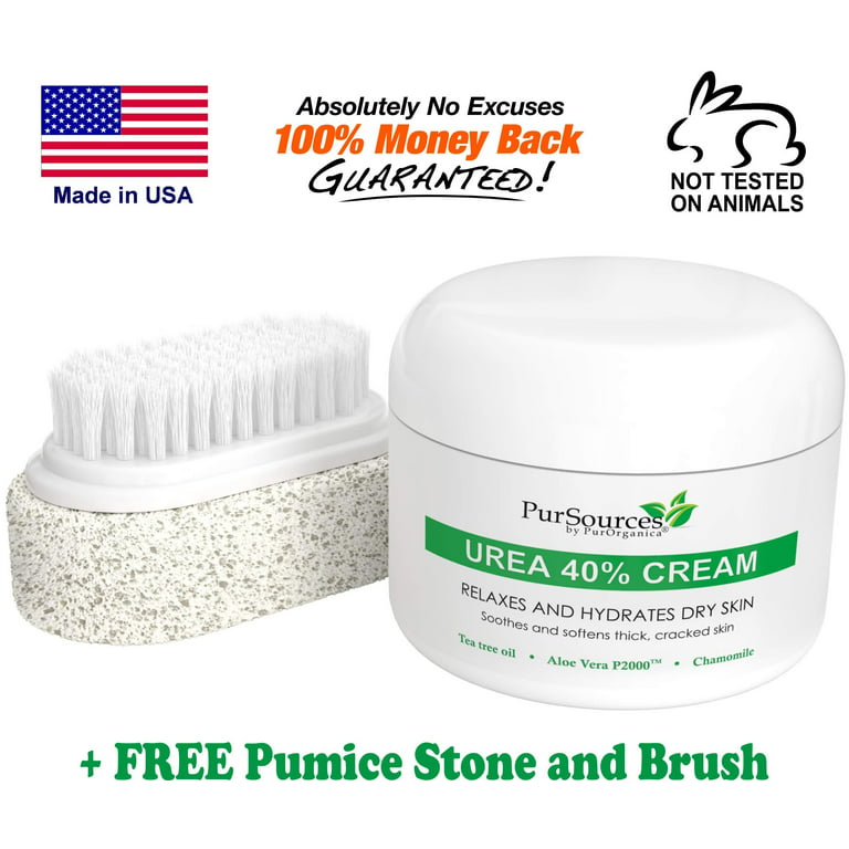  PurOrganica Urea 20% Healing Cream 4 oz - Best Callus