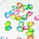 thumbnail image 2 of Traje de joyería para decoración de uñas. Accesorios de uñas transparentes de hielo, joyería para uñas de resina de diamante con parte inferior puntiaguda ovalada de color degradado, 2 of 5
