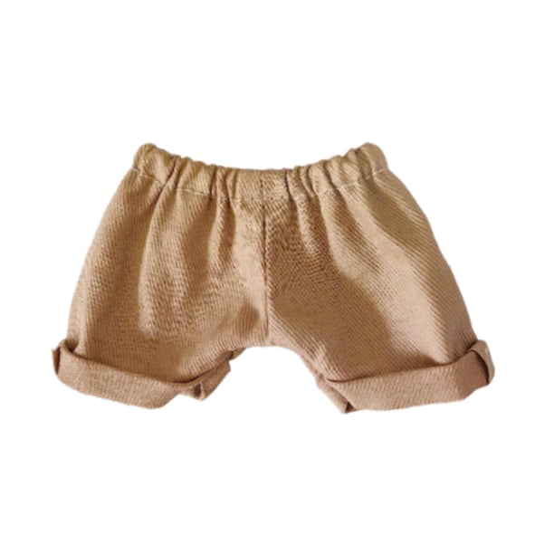 Pantalones de muñeca, ropa, accesorios de vestuario, decoración, toma de fotografías de escena, ropa de muñeca linda y moderna con colgante para muñec caqui