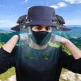 thumbnail image 2 of PALIFEUR Solar Fan Hat Outdoor Solar Powered Fan Hat Water Proof Hat With Fans Solar Power Wide Lightweight Sun Hat for Beach Camping, 2 of 6