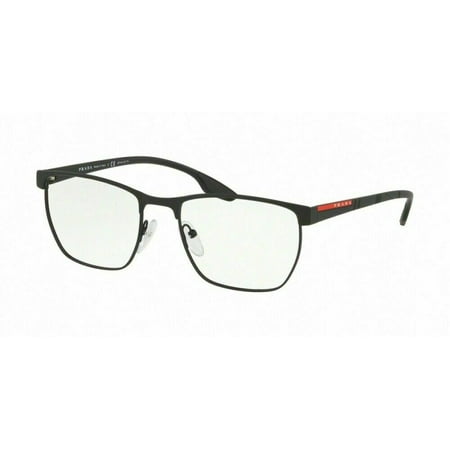 Prada Linea Rossi OPS 50LV 489101 Black Lifestyle Eyeglasses 53MM New Italy RX