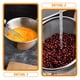 thumbnail image 5 of 1 Juego de colador de acero inoxidable, cesta escurridora con lavabo, cuenco para lavar arroz, colador de Metal, tamiz, 5 of 5