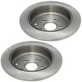 thumbnail image 3 of MotorbyMotor Rear Rotors 313mm Drilled & Slotted Brake Rotor Replacement for 2001-2006 Acura MDX, 2003-2008 Honda Polit Disc Brake Rotor (All Models) 31318, 3 of 6