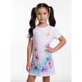 thumbnail image 4 of Kids Classic Short Sleeve Dress Relaxed-Fit Classic Round Neck Summer Dress for Girls Junior Girls Age 7-13 Basic Design, 4 of 6