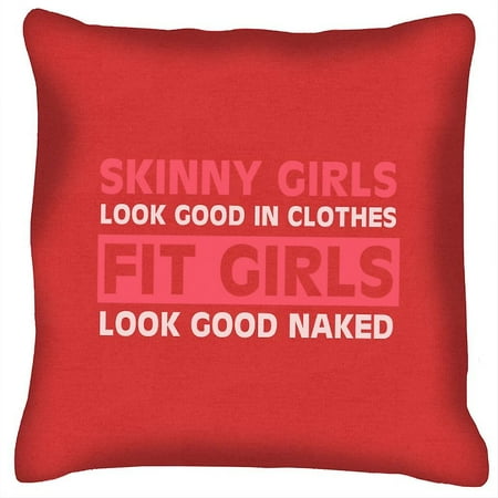 Skinny Girls Look Good In Clothes Fit Girls Look Good Naked Cushion