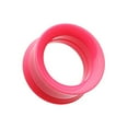 thumbnail image 5 of Solid Smooth Flared Screw-Fit Ear Gauge Tunnel Plug, 5 of 6