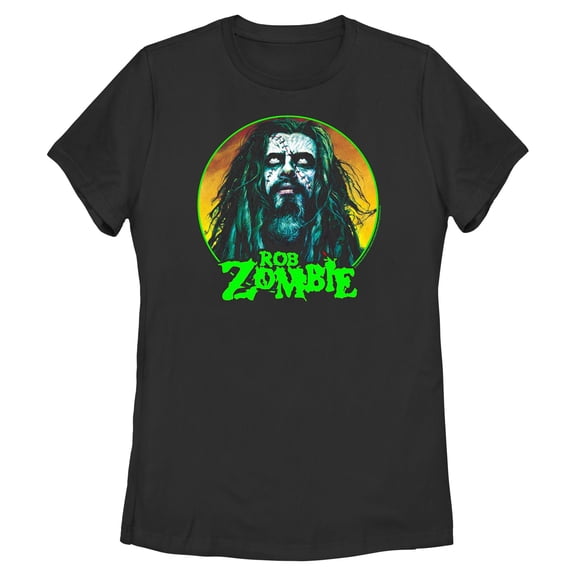 Womens Rob Zombie Undead Face Logo T Shirt