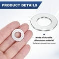 thumbnail image 2 of Uxcell 5-Pack M10 Aluminum Spacers 10.5mm/ ID x 20mm/ OD x 1.5mm/ L Round  Metal Spacer for Screws Bolts, 2 of 6