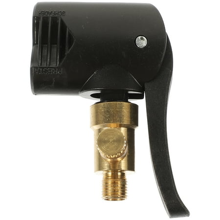 

FRCOLOR Clip-On Tire Connector Dual Purpose Hose Clamp Bike Pump Clip Air Inflator Chuck