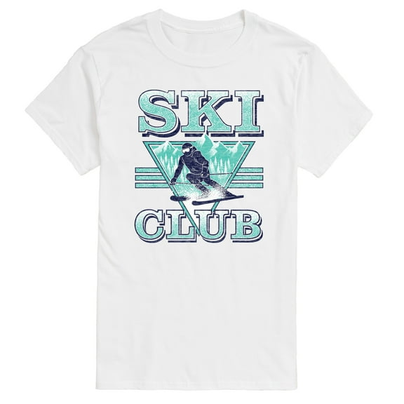 Instant Message - Ski Club - Men's Short Sleeve Graphic T-Shirt