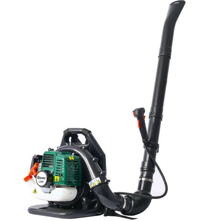 52CC 2-Cycle Gas Backpack Leaf Blower with Extention Tube  2.0 Horsepower Powerful Clearing Performance and Ergonomic Harness System  Blowers for Lawn Care  Green