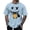 Light Blue, variant on T Shirts for Men 2026 Summer Casual Short Sleeve Crewneck Ghost Face Drinking Graphic Tees Lover Tshirt