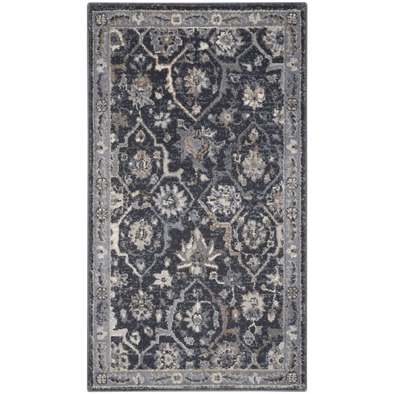Nourison Home Moroccan Celebration Bordered Indoor Area Rug - 2'2" x 3'9" Navy