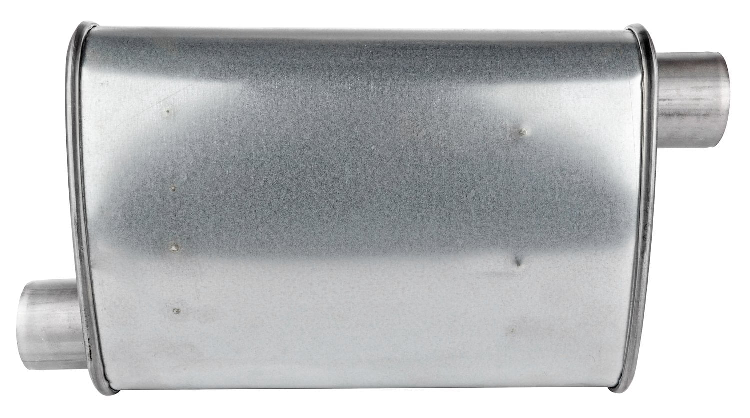 JEGS Turbo Muffler [2 1/4 in.] Offset/Offset - Reversible
