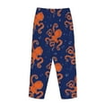 thumbnail image 3 of Lsque Octopus Print Women's Pajama Pants, Lounge Pant - Comfortable Home Wear,Elastic Waistband, Stylish Design-Large, 3 of 9