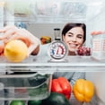 thumbnail image 7 of Refrigerator Thermometer, 30-30°C/20-80°F, Classic Fridge Thermometer Large Dial with Red Indicator Thermometer for Freezer Refrigerator Cooler, 7 of 7