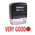 thumbnail image 2 of Printtoo VERY GOOD Self Inking Rubber Stamp Office Stationary Stamp-Red, 2 of 2