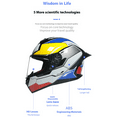 thumbnail image 2 of Helmets For Adults,Motorcycle Helmet Cover,Motorcycle & Powersports Helmets,Motorcycle Helmets,Bluetooth Modular Motorcycle Helmet Dot Approved Full Face Motorcycle Helmet, 2 of 6