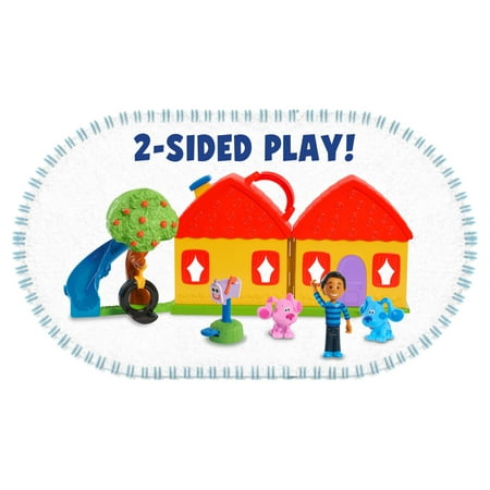 Blue’s Clues & You! Blue’s House Playset, 13 pieces, Kids Toys for Ages 3 Up, Gifts and Presents