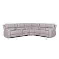 thumbnail image 5 of Melbourne 122" Modern Power Motion 6-Piece Reclining Corner Sectional Sofa Set with Cup Holders, 5 of 11