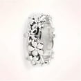 thumbnail image 2 of HOOUN Fashion 925 Silver Rings Jewelry Women Cubic Zirconia Wedding Ring Size 6-10-9-Flower#2, 2 of 2