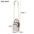 thumbnail image 2 of FORMRS Crossbody Bag for Women Quilted Travel Shoulder Cell Phone Purse with Chain Strap Handbag, Beige Stars, 2 of 7