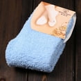 thumbnail image 3 of GZEFJRQM 6 Pairs Fluffy Socks Fuzzy Socks for Women Fleece Fluffy Cabin Plush Warm Sleep Soft Cozy Winter Adult Socks Bed Floor Socks Winter Pure Color Slipper Socks, 3 of 8