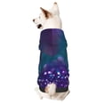 thumbnail image 1 of Balery Purple and Green Glitter Sudadera con Capucha para Perros Pequeños – Ropa para Mascotas, Disfraz para Perros y Gatos, Ideal para Fiestas y Cosplay-Small, 1 of 7