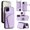 Purple, variant on Furiet Luxury Wallet Case for Samsung Galaxy A12/M12 & Tempered Glass Card Slots Thin Slim Flip Purse Shoulder Strap, PU Leather Card Holder Stand Phone Cover for A 12 5G A-12 S12 12A 4G Deep Purple