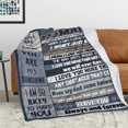 thumbnail image 2 of Gifts for Husband Boyfriend Blanket 60’’x50’’, Boyfriend Husband Birthday Gifts, i Love You Gifts for him, to My Husband Gift, Anniversary Christmas Wedding Romantic Valentines Gift for Husband, 2 of 6