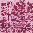thumbnail image 1 of Ahgly Company Machine Washable Indoor Square Abstract Pastel Purple Pink Area Rugs, 3' Square, 1 of 7