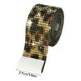 thumbnail image 2 of WMGHA Self-Adhesive Crystal Rhinestone Ribbon, Diamond Bling Ribbons with Rhinestones Sticker for Arts Crafts Wedding Birthday Party DIY Event Car Phone Decoration(Leopard Print,1 Roll), 2 of 2