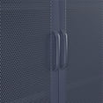 thumbnail image 2 of Channing 2 Door Accent Cabinet-Mesh Metal Locker, Navy, 2 of 9
