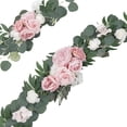 thumbnail image 3 of jifeng Wedding Arch Flowers ,Arch Fake Flower, Silk Flowers Hanging Rustic Artificial Pink, 3 of 4