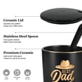 thumbnail image 3 of RollyDanCT Best Dad Ever 14 oz Black Coffee Mugs, Gifts for Dad, Christmas Gifts, Birthday Gifts, Fathers Day Gifts, Dad Gifts, Coffee Mugs Ceramic Mug Tea Cup, 3 of 10