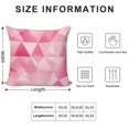 thumbnail image 2 of Red Pink Modern Art Geometric Pillow Covers,Red Pink Modern Art Geometric Throw Pillow Covers 24"×24" ,Living Room Sofa Couch Pillow Covers,Decorative Pillow Covers, 2 of 7