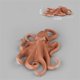 thumbnail image 1 of Figuras de acción de animales para niños, vida marítima océano de simulación de animales, modelo de adornos, pulpo, Tortuga, ermitaño, juguetes educativos de aprendizaje, 1 of 4