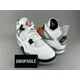 thumbnail image 3 of N I-K-E Jo r-dan 4 Retro White Cement | Size 8 Mens | White | FV5029-100, 3 of 6