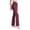 Red, variant on HXWCHs Petite Yoga Pants for Women High Waist Flare Trousers with Pockets Black L