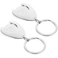 thumbnail image 6 of WHAMVOX  2 Pcs Shopping Cart Chip Key Fob Trolley Token Keychain, 6 of 8
