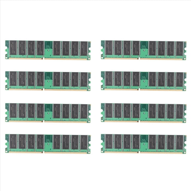 8X DDR 1GB PC Memory Ram DDR1 Desktop PC3200 400MHz 184 Pin Non-ECC Computer Memoria Módulo