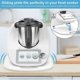 thumbnail image 5 of Acrylic Sliding Board Accessories, Easy-to-Move Mixer Mat for Kitchen Appliances White, 5 of 5