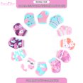 thumbnail image 4 of Rising Star Baby Girls Assorted Color Designs 12 Pair Socks Set, Age 6-12 Months, 4 of 6